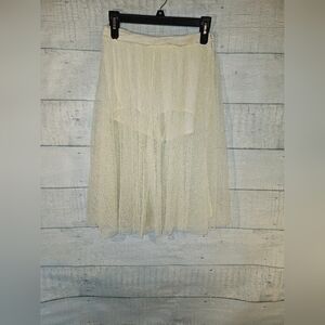 Free People Cream Lace Culottes Size 2